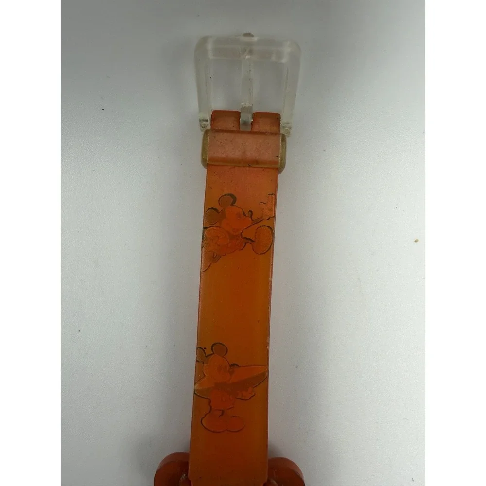 Disney Mickey Mouse Vintage Childrens Watch‎ New Battery 21MM 6.5